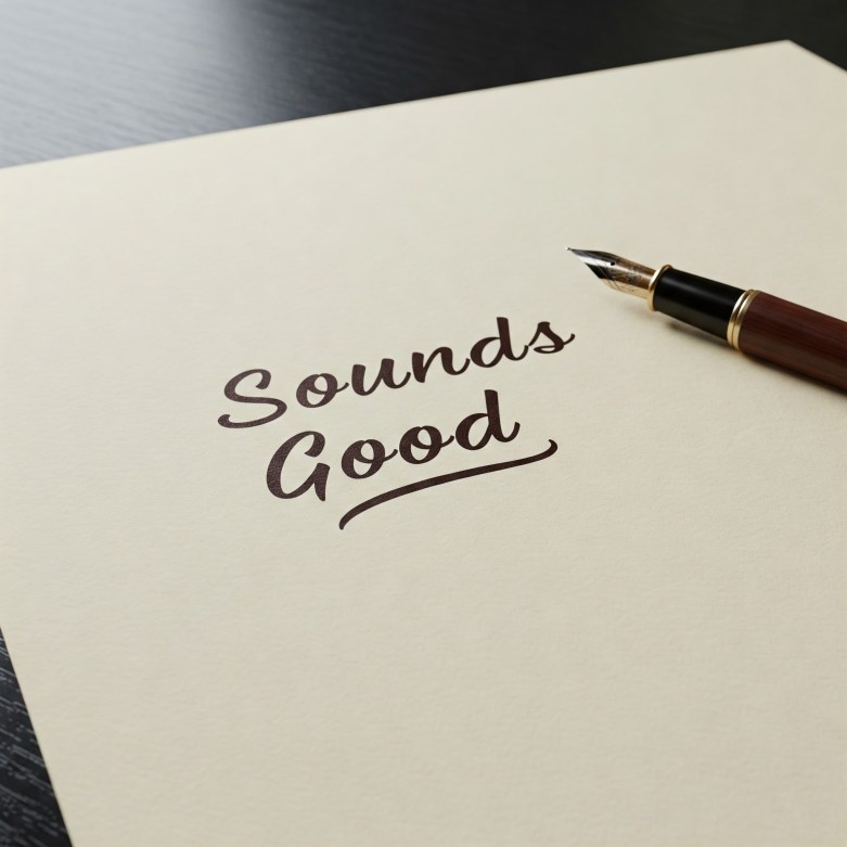 Sounds Good On&nbsp;paper