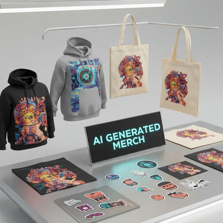 Sell AI Generated&nbsp;Merch