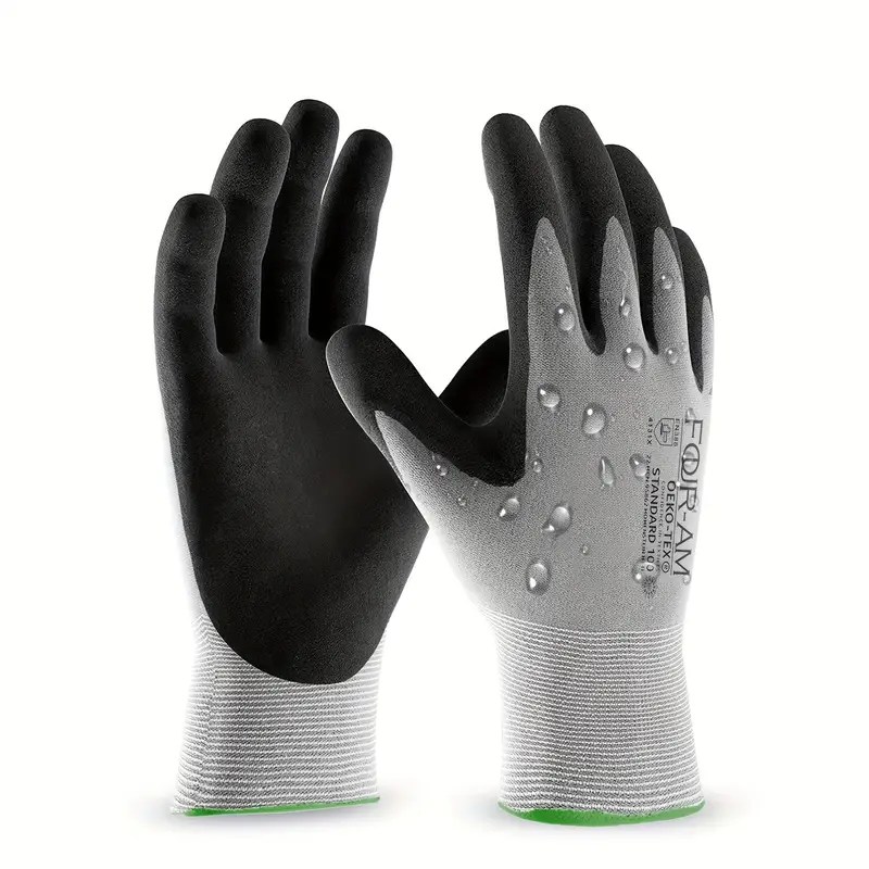 1 Pair MicroFoam Nitrile Coated Work&nbsp;Gloves