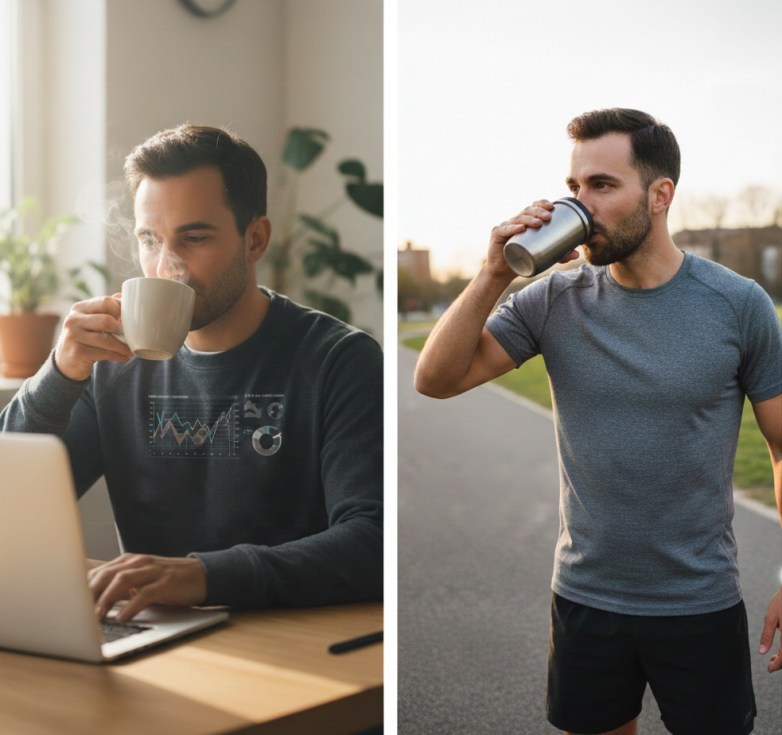 What is the difference between chugging and sipping a cup of&nbsp;coffee?