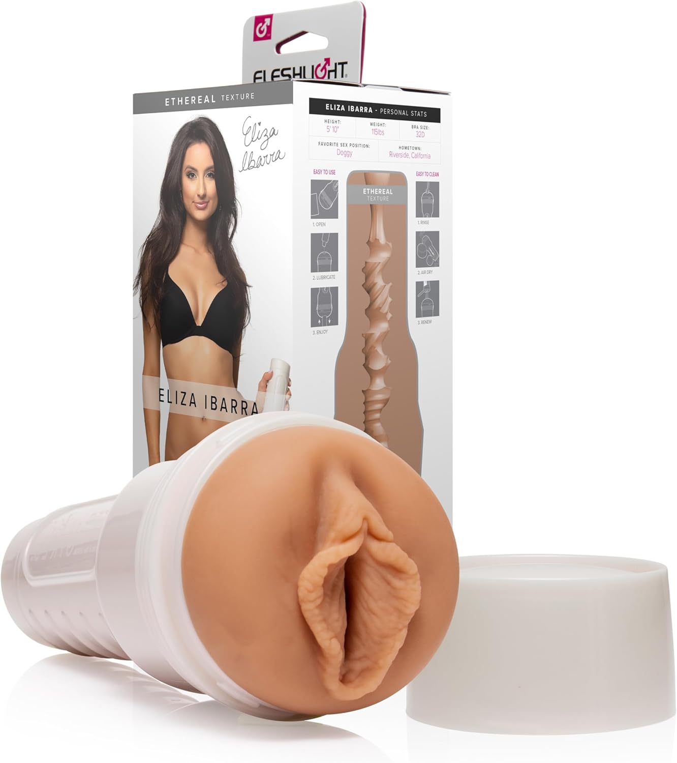 Fleshlight Male Sex Toys Eliza Ibarra – The Number One Male Masturbator Sex Toys for Men with Our Fleshlight SuperSkin Pocket Pussy&nbsp;Technology