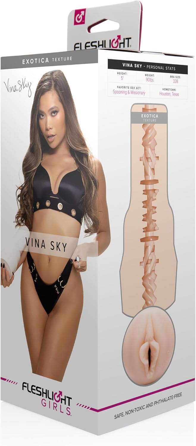 Fleshlight Male Sex Toys Vina Sky – The Number One Male Masturbator Sex Toys for Men with Our Fleshlight SuperSkin Pocket Pussy&nbsp;Technology